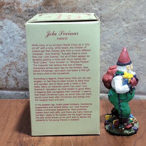 International Santa Claus Collection Jola Sveinar Iceland Figurine 1998 - Picture 3 of 10